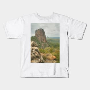 Crater Bluff With Rocks Kids T-Shirt